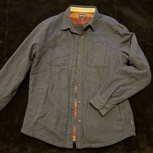 O’Neill mens button down flannel shirt